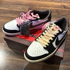 (Custom) mocha Jordan 1 low nike